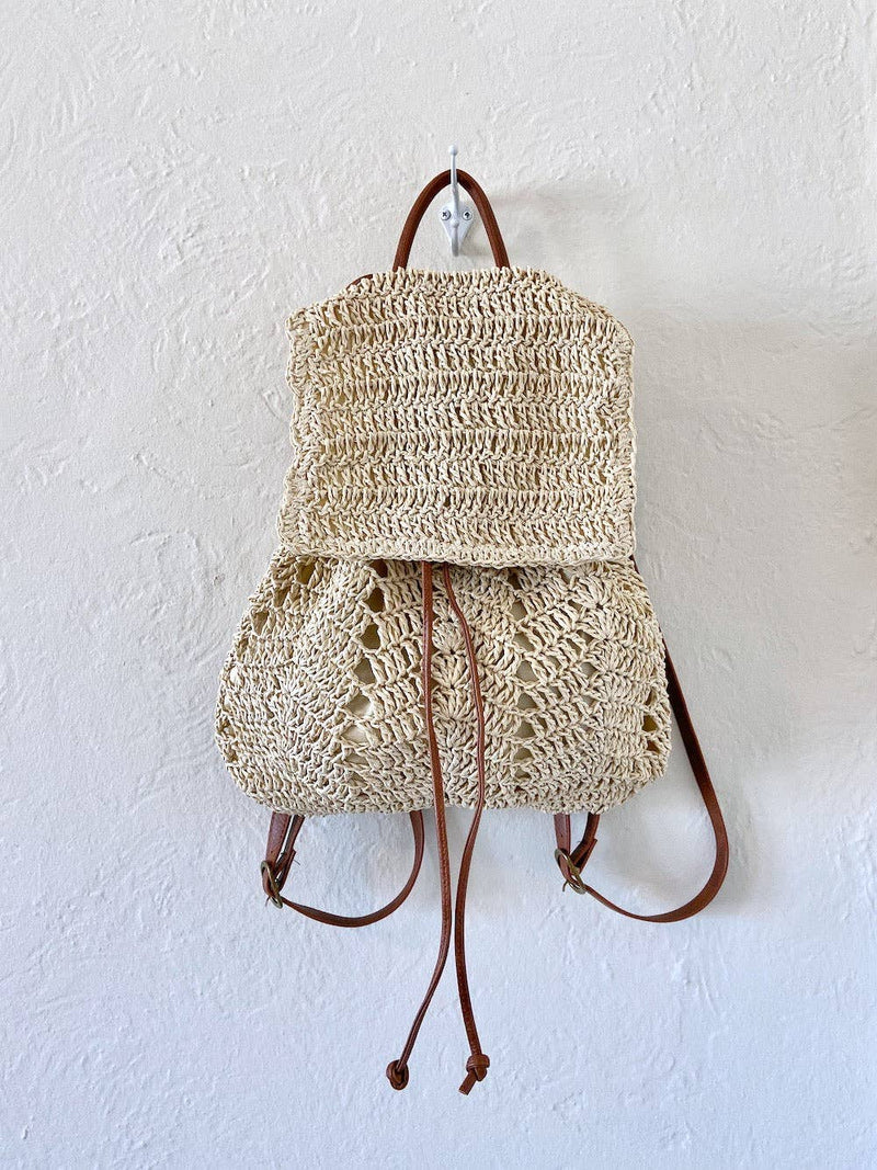 Crochet Minimalist Backpack | Eco-Friendly