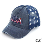 CC brand American flag baseball cap