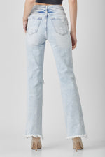 Anna Risen high rise straight leg jeans