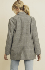 Arianna plaid boyfriend blazer/jacket