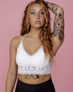 Micael cross back bralette