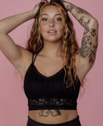 Micael cross back bralette