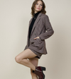 Nessa plaid overlap skort