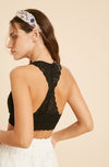 Stella padded racerback bralette