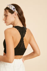 Stella padded racerback bralette