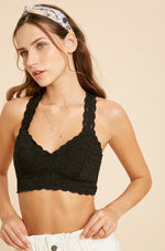 Stella padded racerback bralette