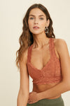 Stella padded racerback bralette