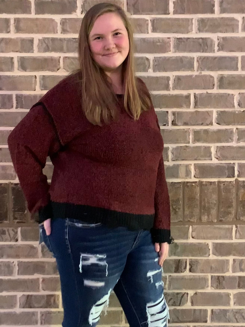 Caroline distressed sweater
