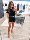 Tana high waisted biker shorts