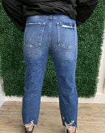 Kim flying monkey crop jeans