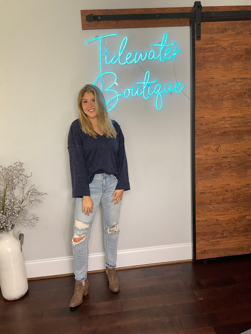 Evelyn midrise girlfriend jeans