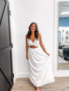 Bentley waist tie maxi dress