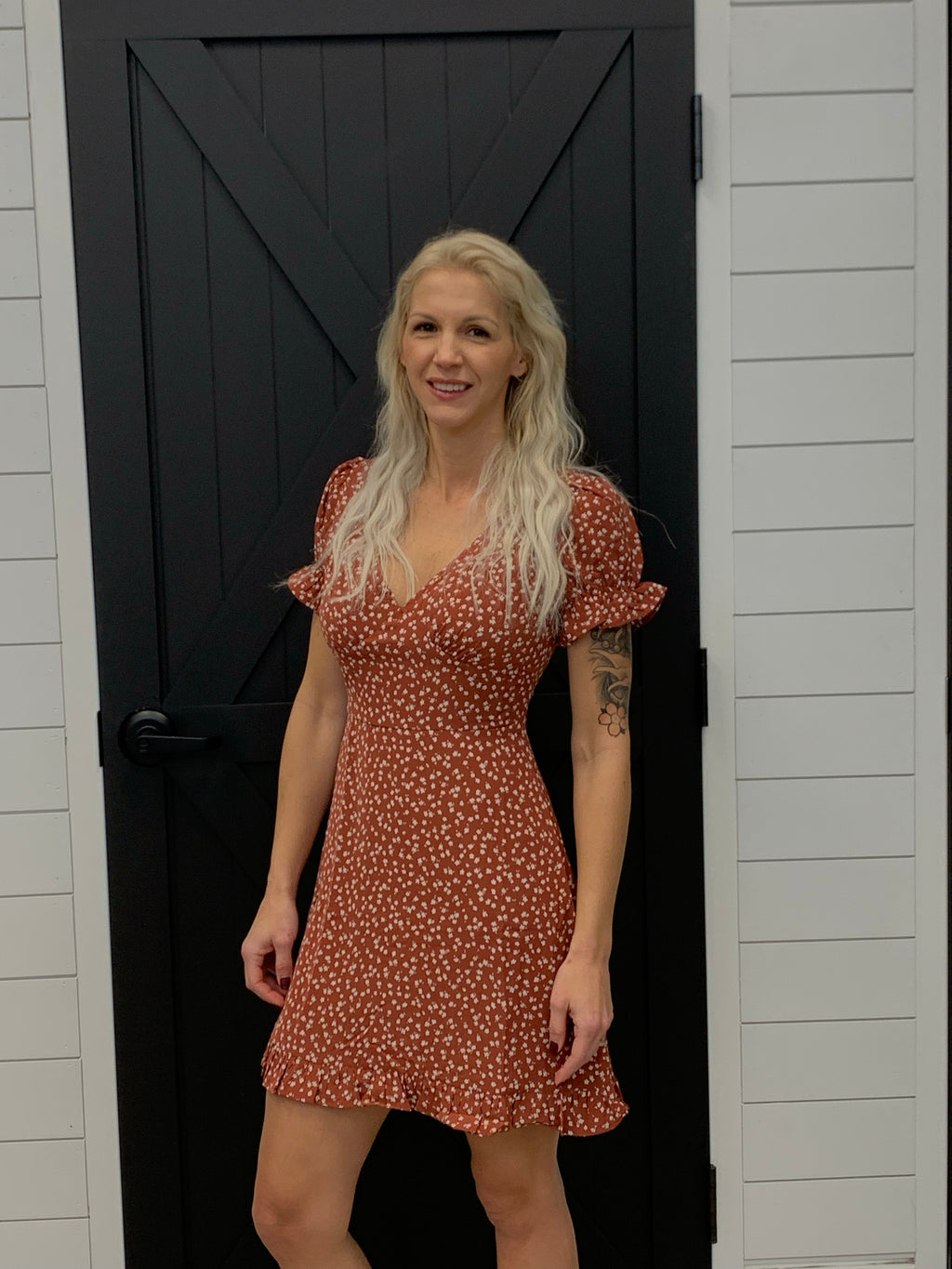 Bailey floral print dress