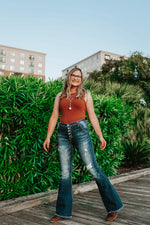 Stephanie kancan flare jeans
