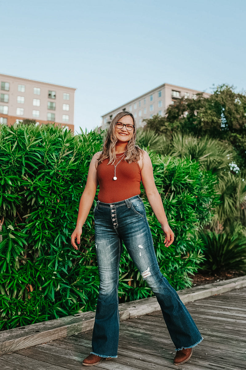 Stephanie kancan flare jeans