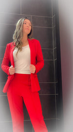Doeren scarlet red or black blazer