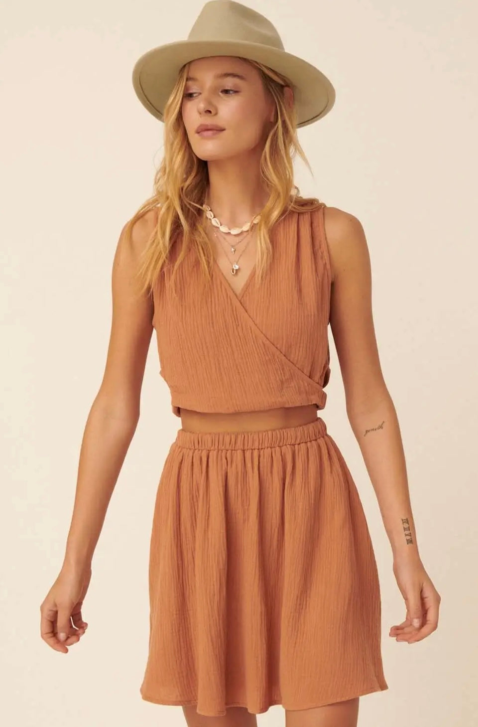 Tate cutout sleeveless mini dress