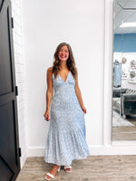 Chandra printed midi dress