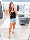 Dakota front knot top