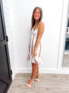 Jasmine smoked tube mini dress