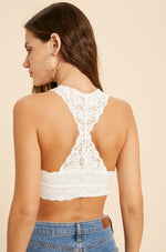 Stella padded racerback bralette