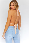 Billie halter ribbed crop top